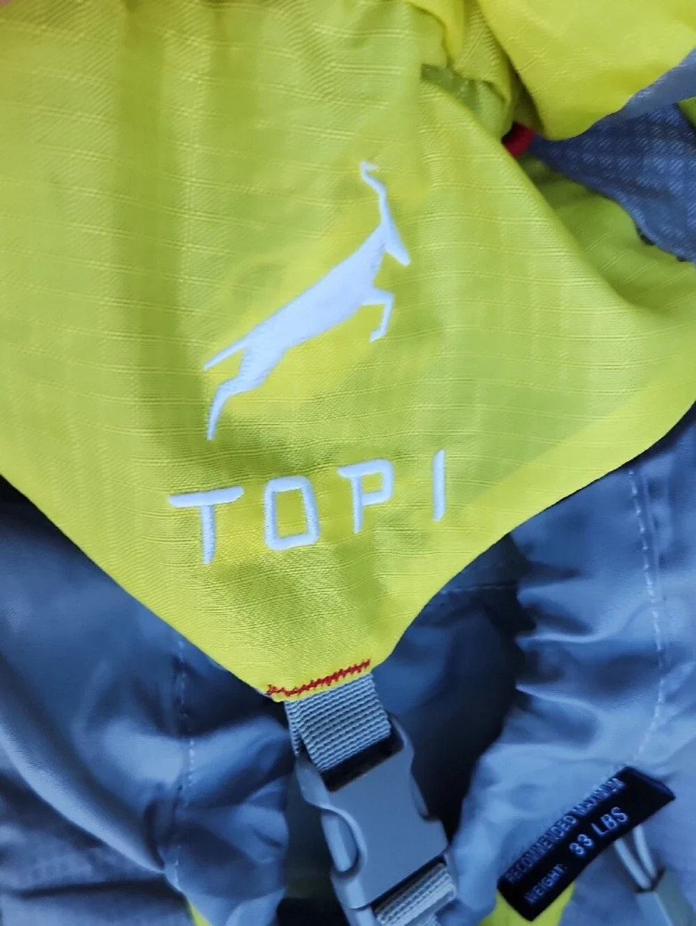 Topi Men’s Yellow & Gray Daypack Backpack